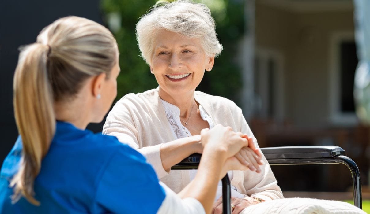 Caregiver and Woman